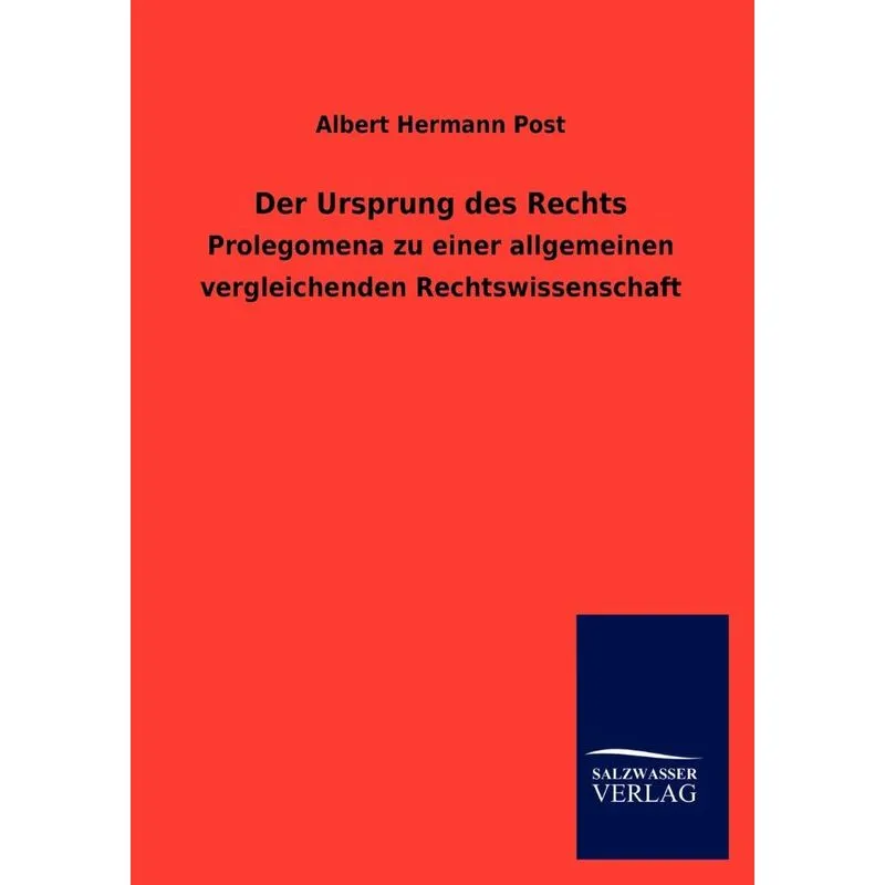 Der Ursprung Des Rechts