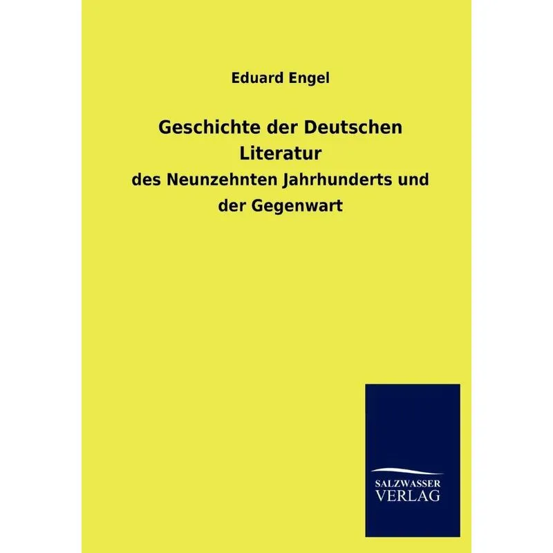 Geschichte Der Deutschen Literatur