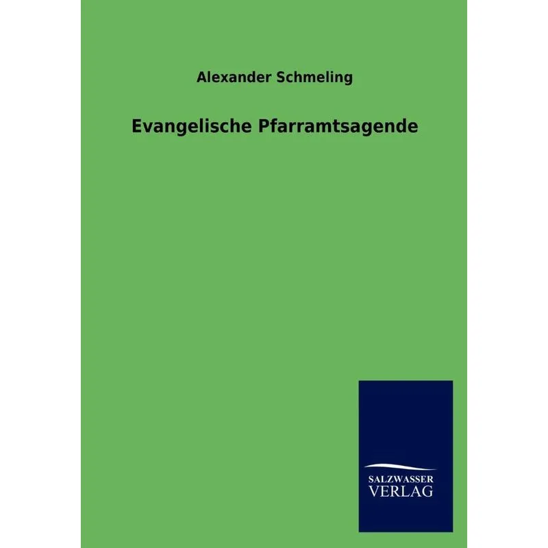 Evangelische Pfarramtsagende