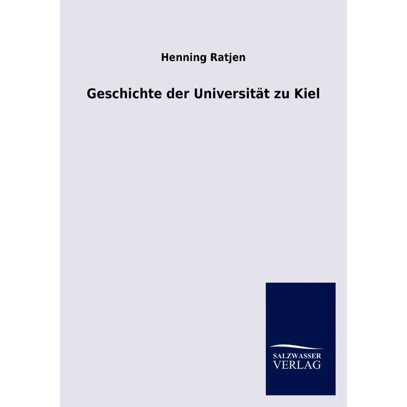 Geschichte Der Universität Zu Kiel