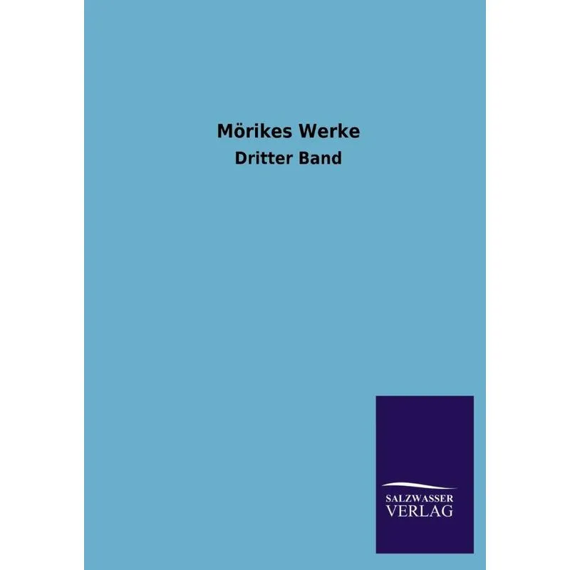 Morikes Werke