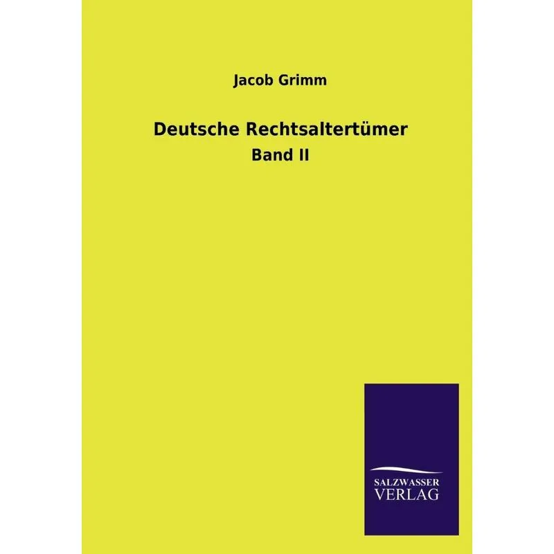 Deutsche Rechtsaltertumer
