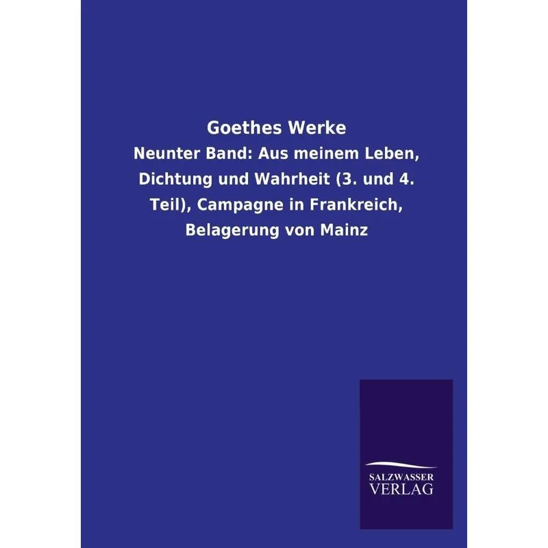 Goethes Werke