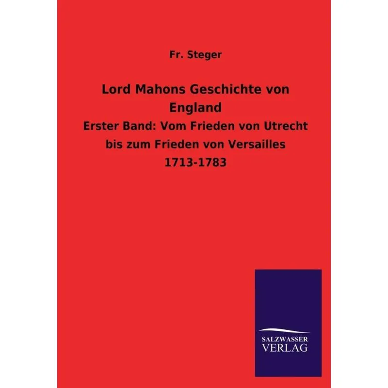 Lord Mahons Geschichte von England