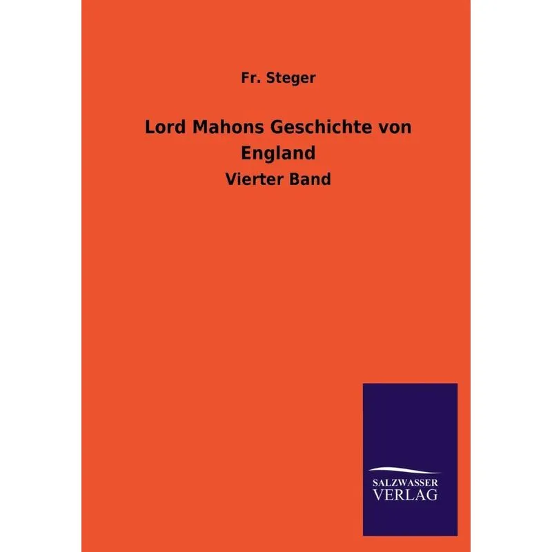 Lord Mahons Geschichte von England