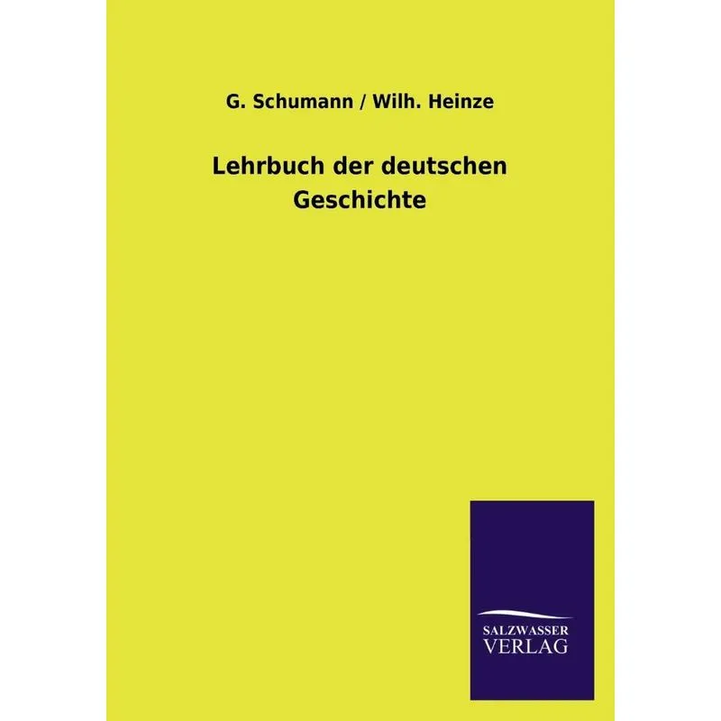 Lehrbuch Der Deutschen Geschichte