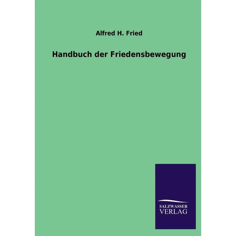 Handbuch Der Friedensbewegung