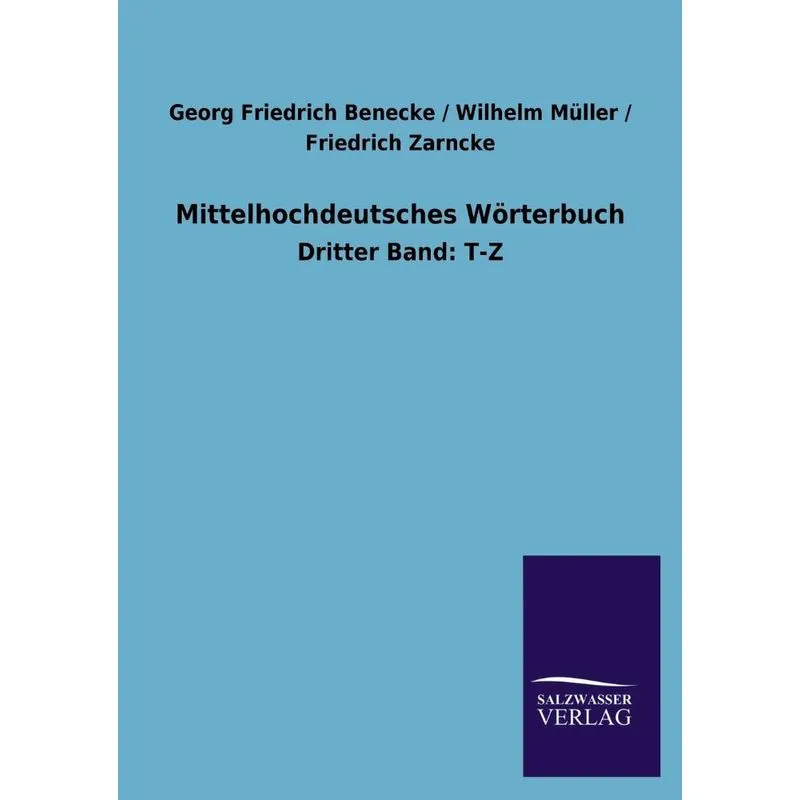 Mittelhochdeutsches Wörterbuch