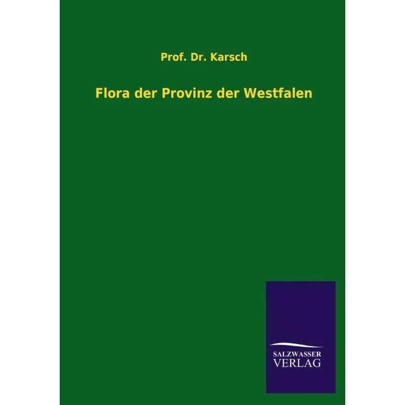 Flora Der Provinz Der Westfalen
