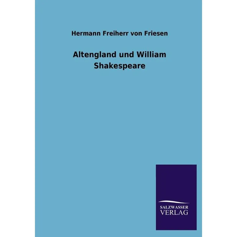 Altengland Und William Shakespeare