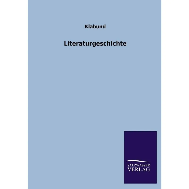 Literaturgeschichte