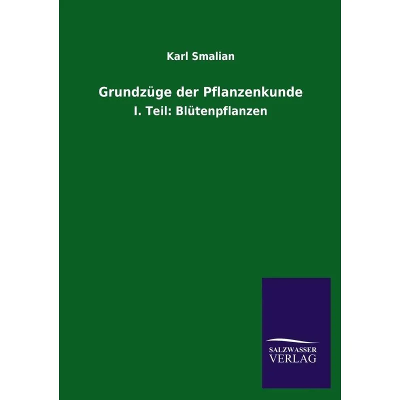 Grundzuge Der Pflanzenkunde