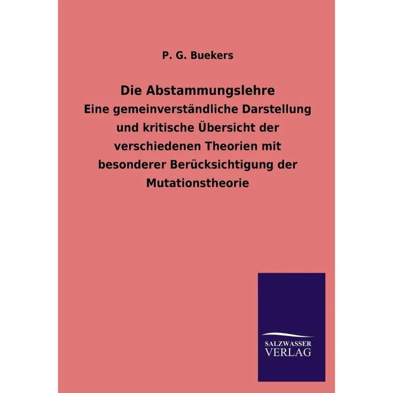 Die Abstammungslehre