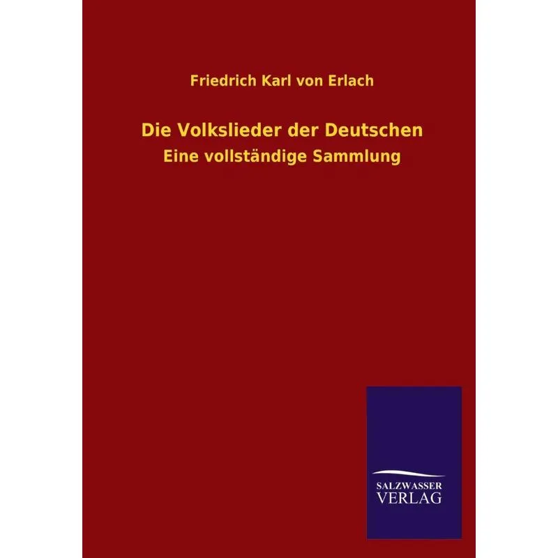 Die Volkslieder Der Deutschen