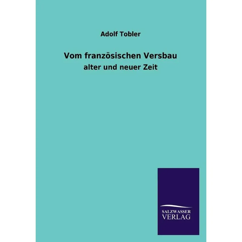 Vom Franzosischen Versbau
