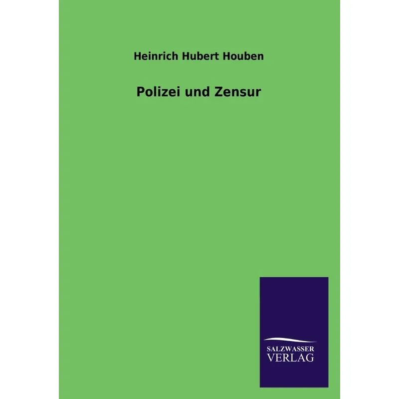 Polizei Und Zensur