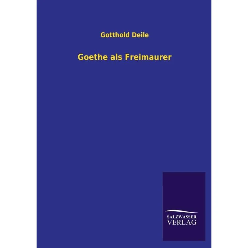 Goethe ALS Freimaurer