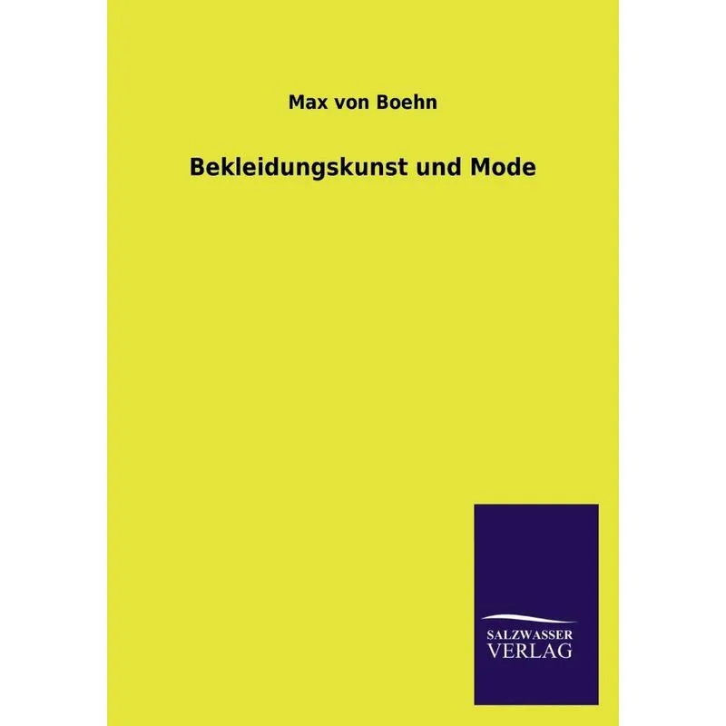 Bekleidungskunst und Mode
