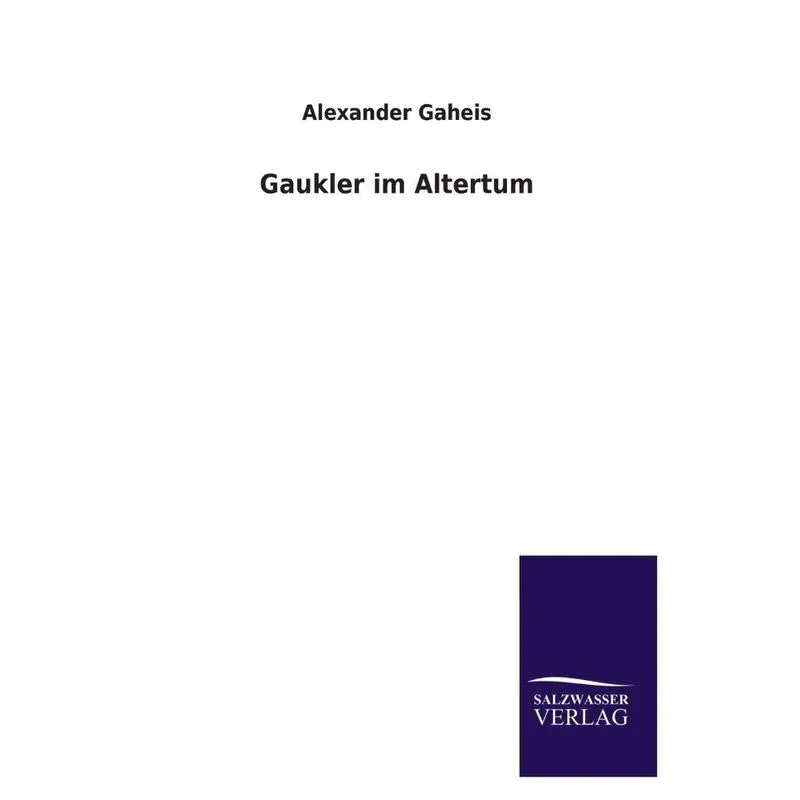 Gaukler Im Altertum