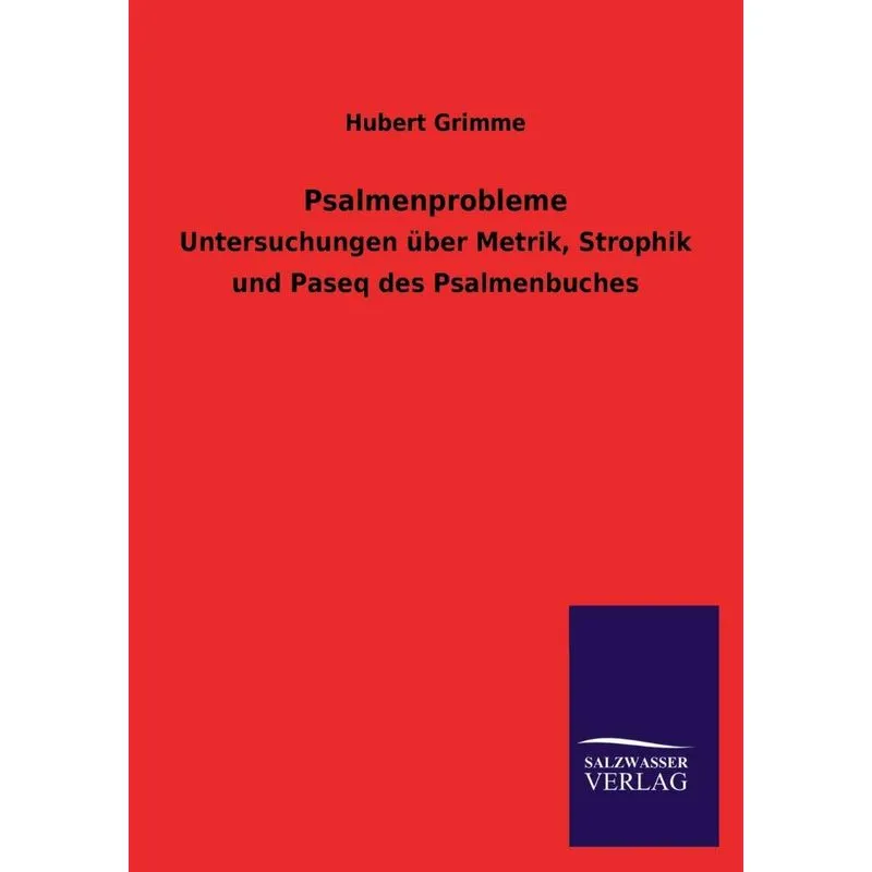 Psalmenprobleme