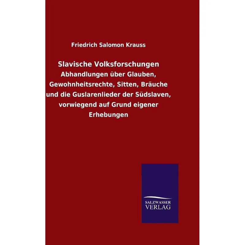 Slavische Volksforschungen