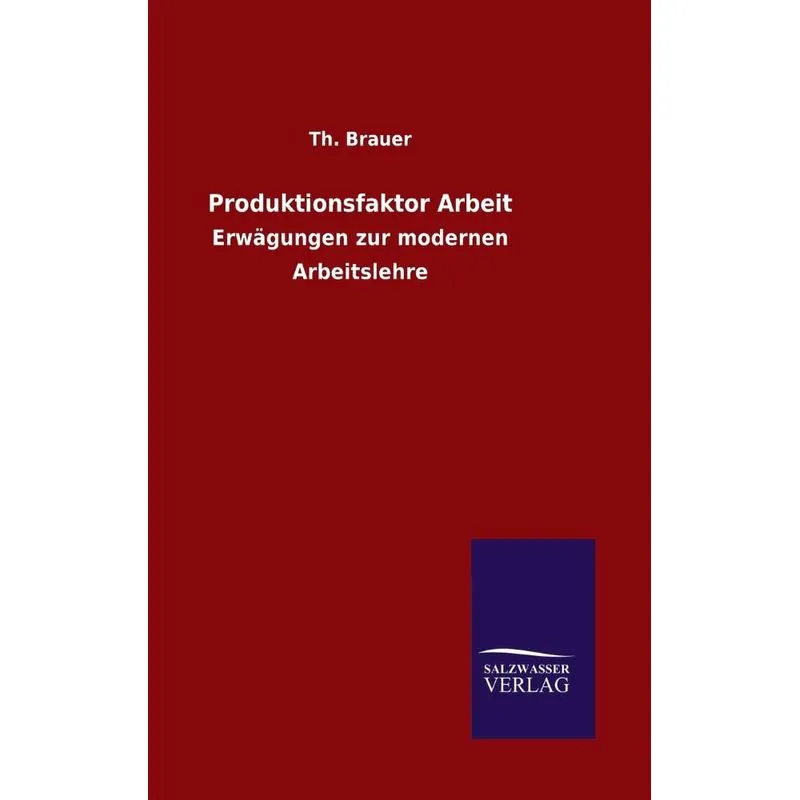 Produktionsfaktor Arbeit