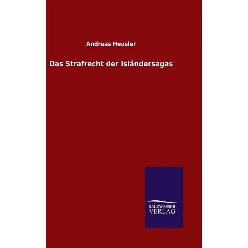 Das Strafrecht der Isländersagas