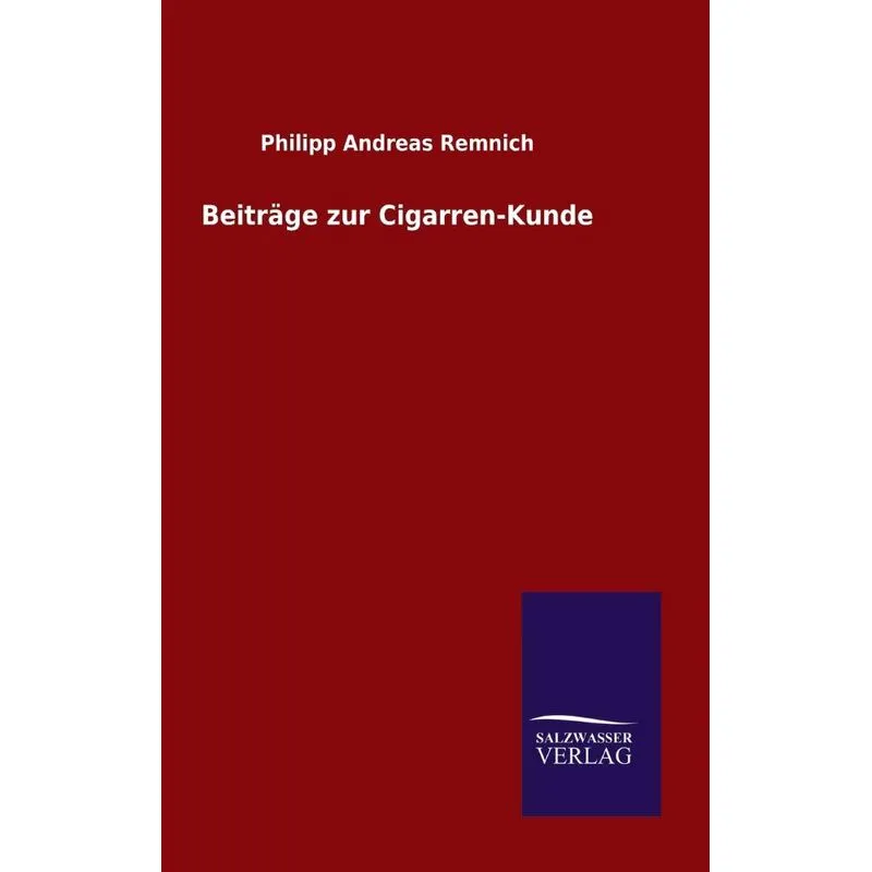 Beiträge zur Cigarren-Kunde
