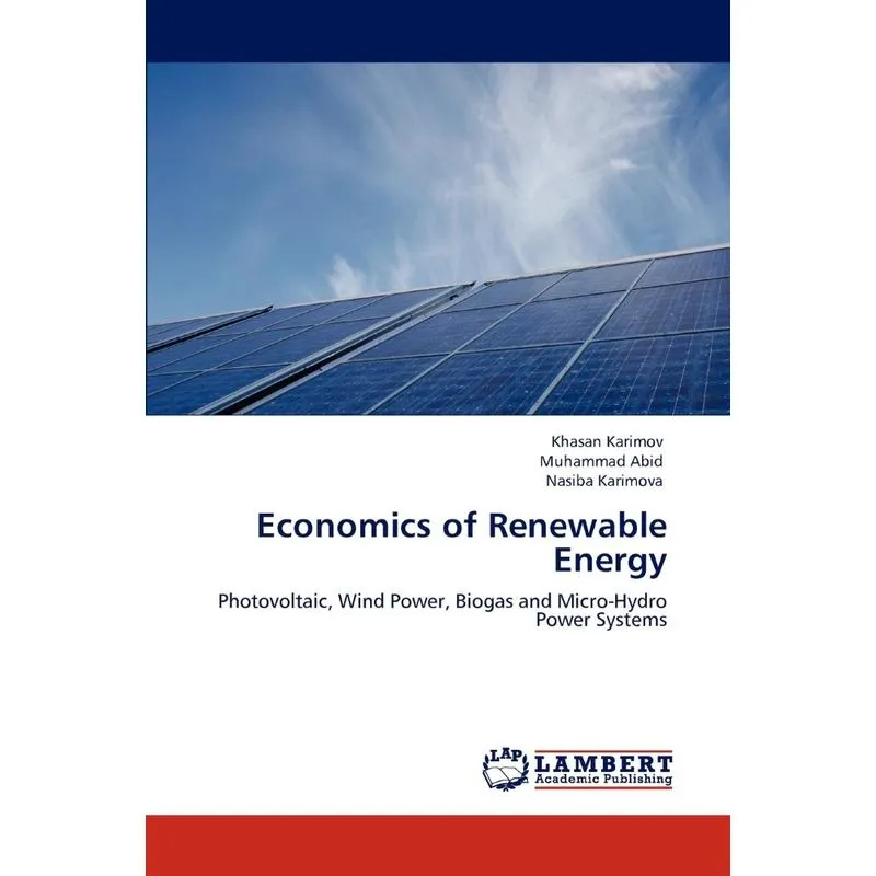 Economics of Renewable Energy