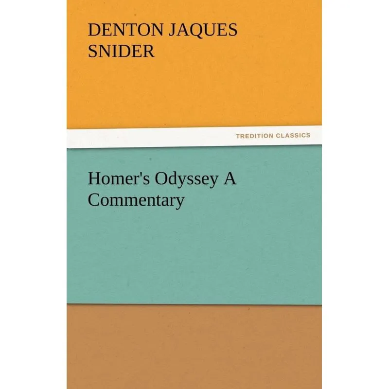Homers Odyssey A Commentary