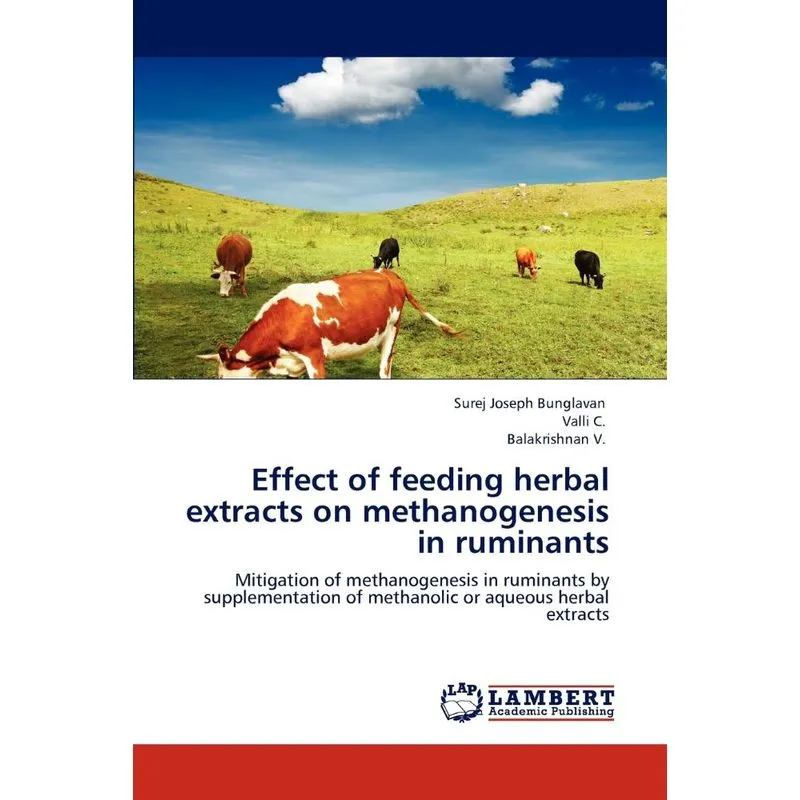 Effect of feeding herbal extracts on methanogenesis in rum