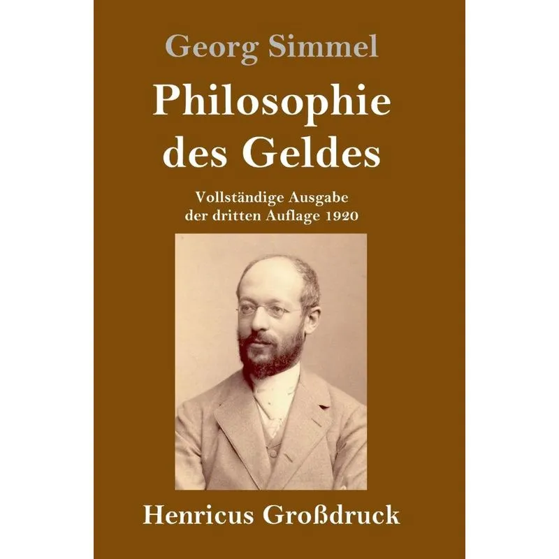 Philosophie des Geldes (Großdruck)