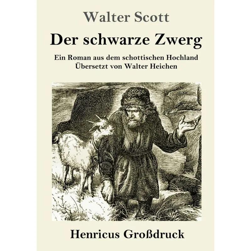 Der schwarze Zwerg (Großdruck)