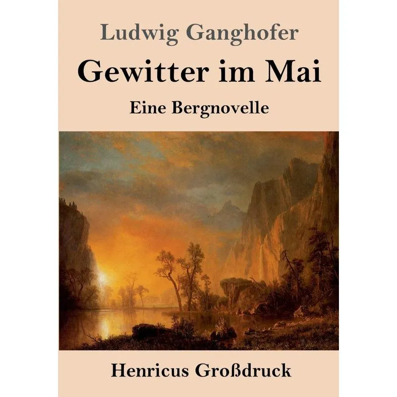 Gewitter im Mai (Großdruck)