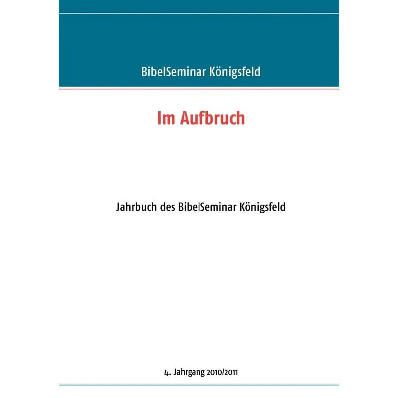Im Aufbruch. Im Aufbruch