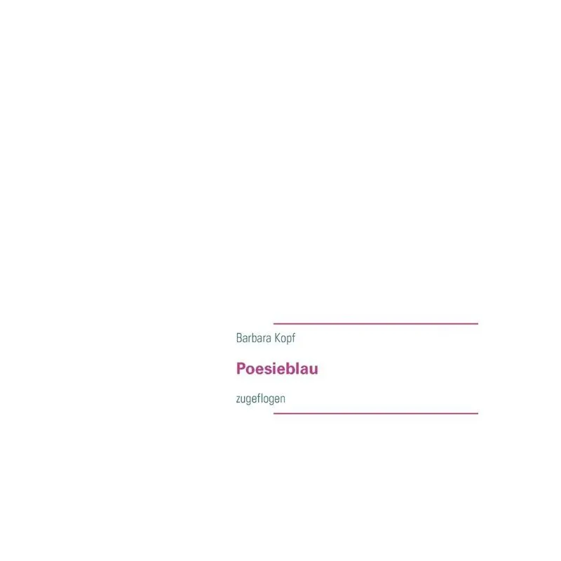 Poesieblau