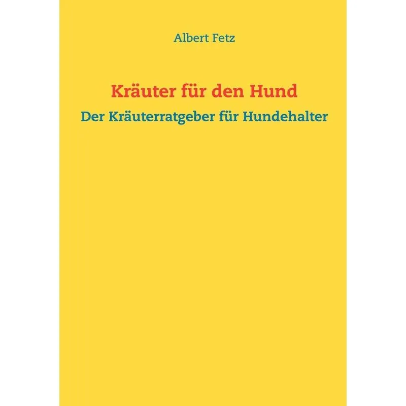 Kräuter für den Hund