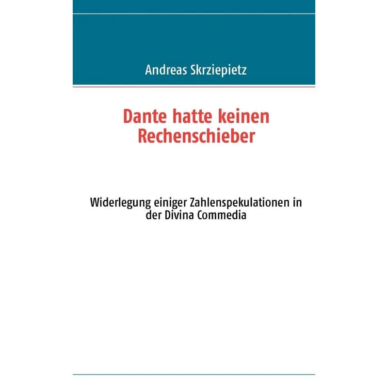 Dante hatte keinen Rechenschieber
