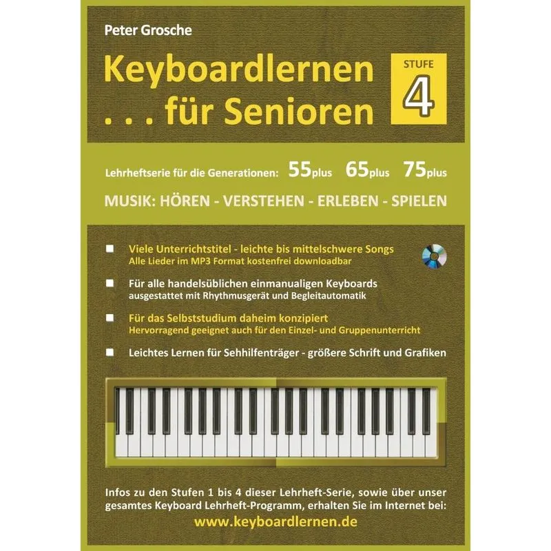 Keyboardlernen für Senioren (Stufe 4)