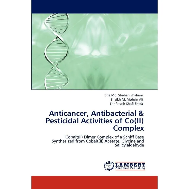 Anticancer, Antibacterial & Pesticidal Activities Of Co(ii)