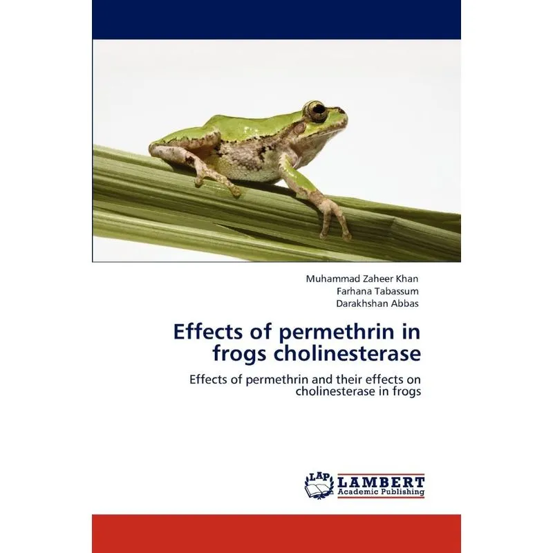 Effects of permethrin in frogs cholinesterase