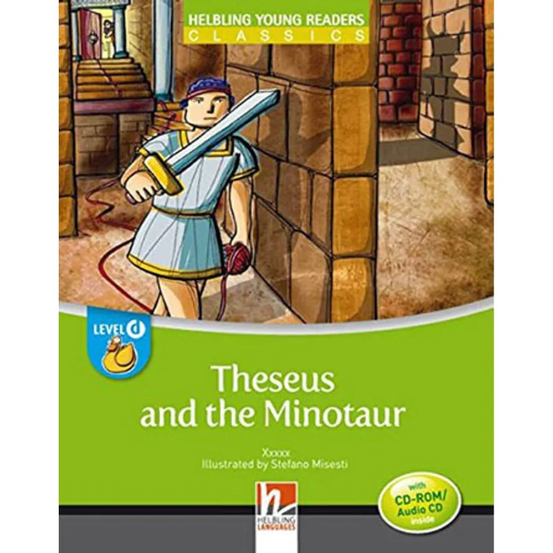THESEUS AND THE MINOTAUR - WITH CD-ROM AND AUDIO CD - LEVEL D