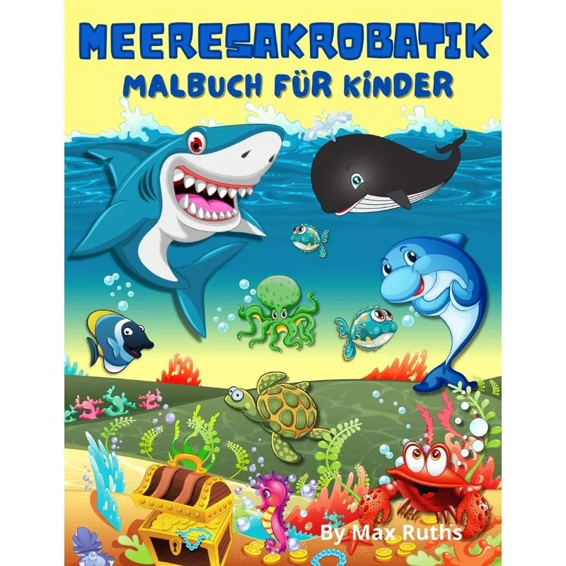 MEERESAKROBATIK MALBUCH FUR KINDER