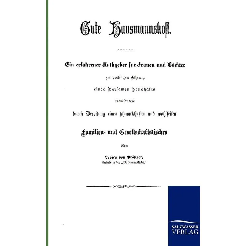 Gute Hausmannskost