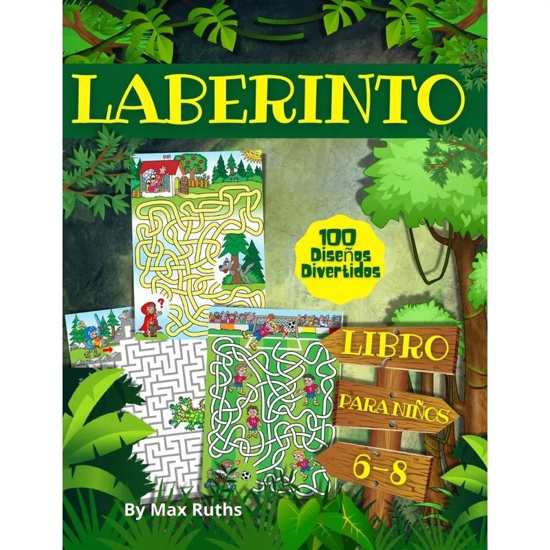 LABERINTO Libro Para niños 6-8