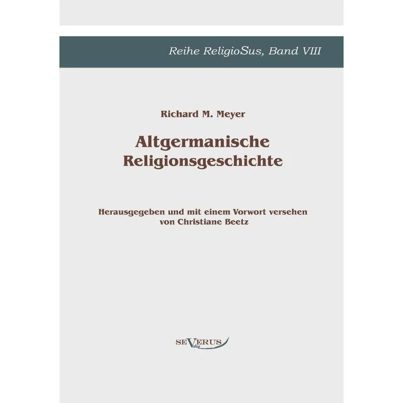 Altgermanische Religionsgeschichte