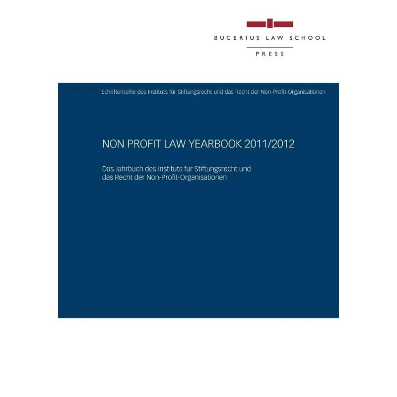 Non Profit Law Yearbook 2011/2012