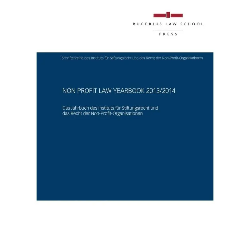 Non Profit Law Yearbook 2013/2014