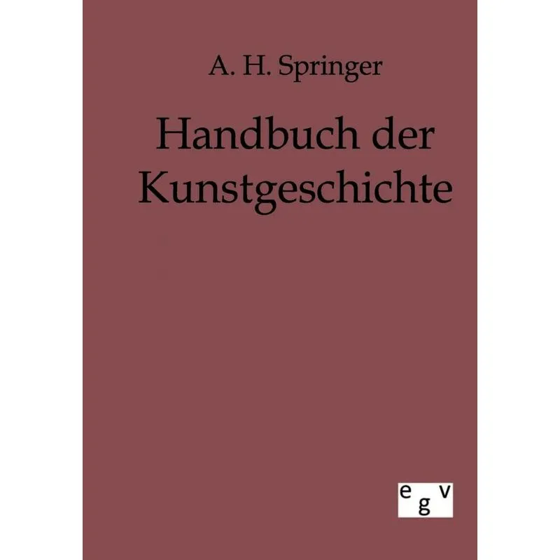 Handbuch Der Kunstgeschichte
