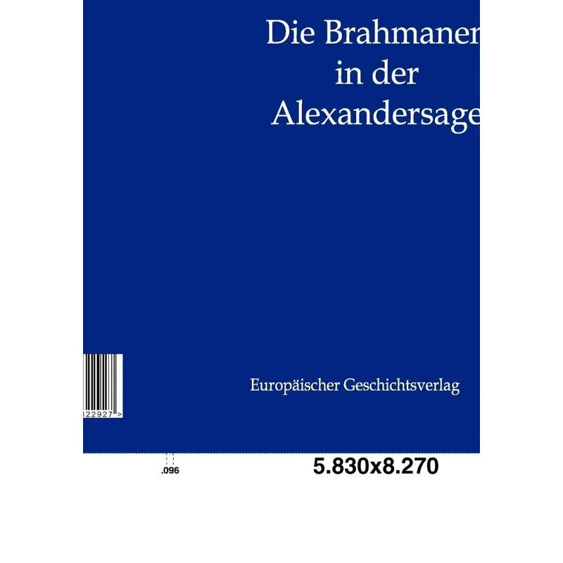 Die Brahmanen in Der Alexandersage